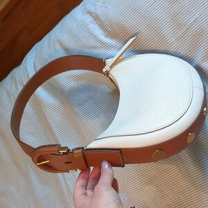 Fossil Harwell Leather Crescent Bag